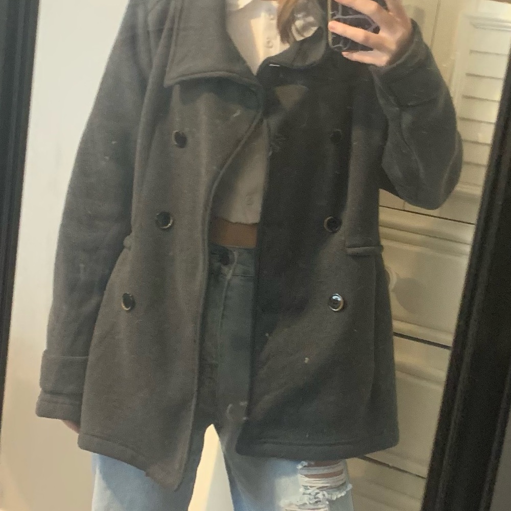 Grey coat